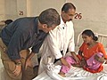 Dr. Besser Visits a Polio Ward in New Delhi,  India