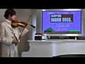Super Mario melodie via een viool