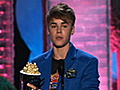 Justin Bieber Wins Best Jaw-Dropping Moment