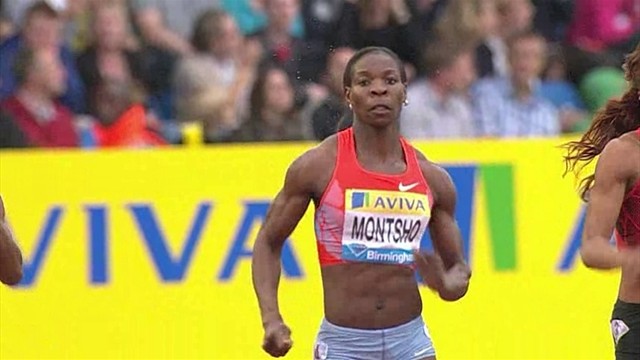 2011 Diamond League Birmingham: Amantle Montsho wins 400m
