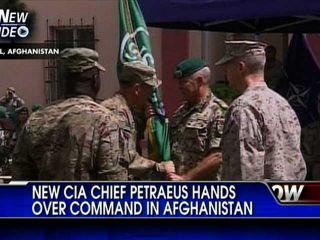 VIDEO: Gen. David Petraeus Hands Over Command to Gen. John Allen in Afghanistan