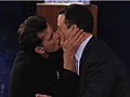 WTF: Charlie Sheen Makes A Surprise Appearance On Jimmy Kimmel Live &amp; Kisses Jimmy On His Mouth! &quot;Your Lips Are Very Moist&quot; (No Homo!)