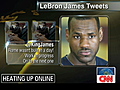 Social media on NBA heat