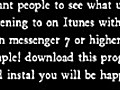 Show Itunes Now Playing Songs In Msn Messenger