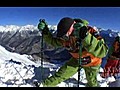 Kayakçilardan adrenalin dolu bir sov