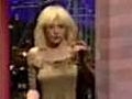 Courtney Love on David Letterman