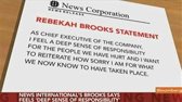 News Corp.\u2019s U.K. Newspaper CEO Brooks Steps Down