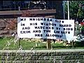 Controversial Sign Placed In Weirton Neighborhood