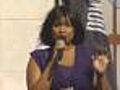 Web Extra: Jennifer Hudson Sings National Anthem