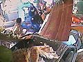 On Camera: Car Crashes Into Burger Joint