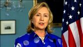 Clinton Condemns Embassy Attacks in Syria