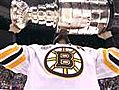 Bruins hoist the Stanley Cup