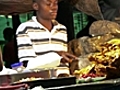 Hawker stands in Haiti