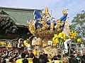 曽根天満宮　本宮　伊保西部　正門前　屋台練り