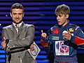 Bieber and Timberlake are good sports at ESPYs