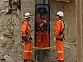 Chile rescuers test run capsule