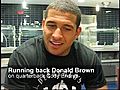 UConn running back Donald Brown