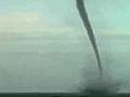 Giant waterspout seen spinning off Hawaii