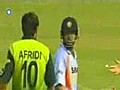 Gambir and Afridi Fight - 3rd ODI