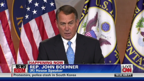 Rep. Boehner rebuts Obama