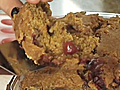 Pumpkin Flax Cranberry Walnut Bread - Vegan