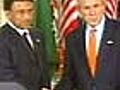 Bush hosts dinner for Musharraf,  Karzai