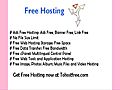 mysql and php web hosting free