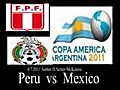 Peru vs Mexico 8.7.2011 Copa America SelMcKenzie Selzer-McKenzie