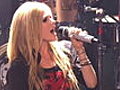 Avril Lavigne Performs