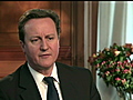 British PM defends austerity strategy