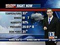 VIDEO: 13WHAM Weather Authority New Year’s Day Forecast 1/01/2010