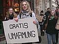 Free Hugs in Munich Germany 2009