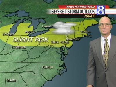 &#039;Slight&#039; Risk Of Severe Weather Today