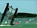 Raw Footage: Oracle 5 Capsizes