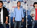 &#039;American Idol&#039; Top 12 Party: Michael Lynche,  Casey James and Tim Urban