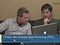 I Think We Should Start Running [Pic] - Diggnation Daily