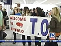 Terrell Owens Arrives in Buffalo