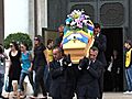 A Brescia i funerali di Giulia Minola,  vittima della Love parade