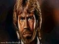 Chuck Norris digitale Malerei (mit Angela Merkel am Ende)