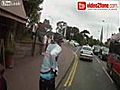 Caught on camera: The shocking road rage attack by impatient driver.