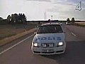 Guys on motorcycles playing with police