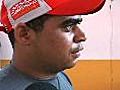 No Brasil, Schumacher se diverte com charuto e kart