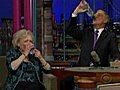 Late Night: Betty White and Letterman Chug Some Vodka