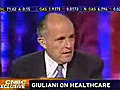 Rudy on His Health Care Plan