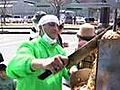 Kebabs on menu for tsunami survivors