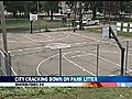 Officials Lock Down Basketball Court To Combat Littering Problem