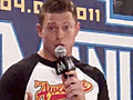 WWE star The Miz at WrestleMania XXVII