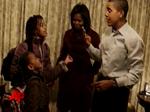 Raw Video: Obama Girls Go Off To School