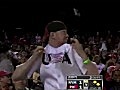 Baseball fans break out in USA chant