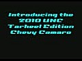 2010 UNC Tarheel Edition Chevy Camaro